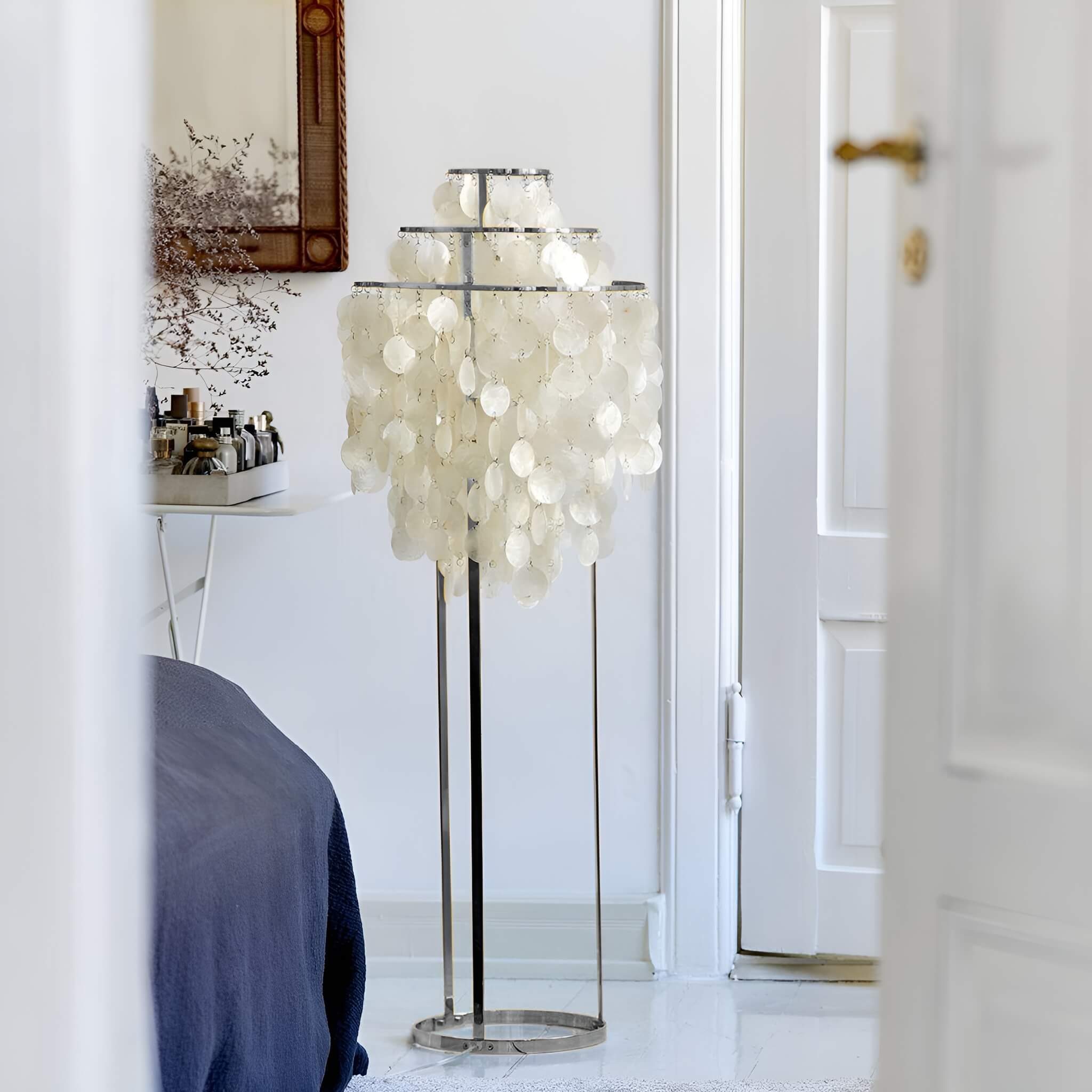 Modern Nordic Seashell Floor Lamp -living-room|Feyran