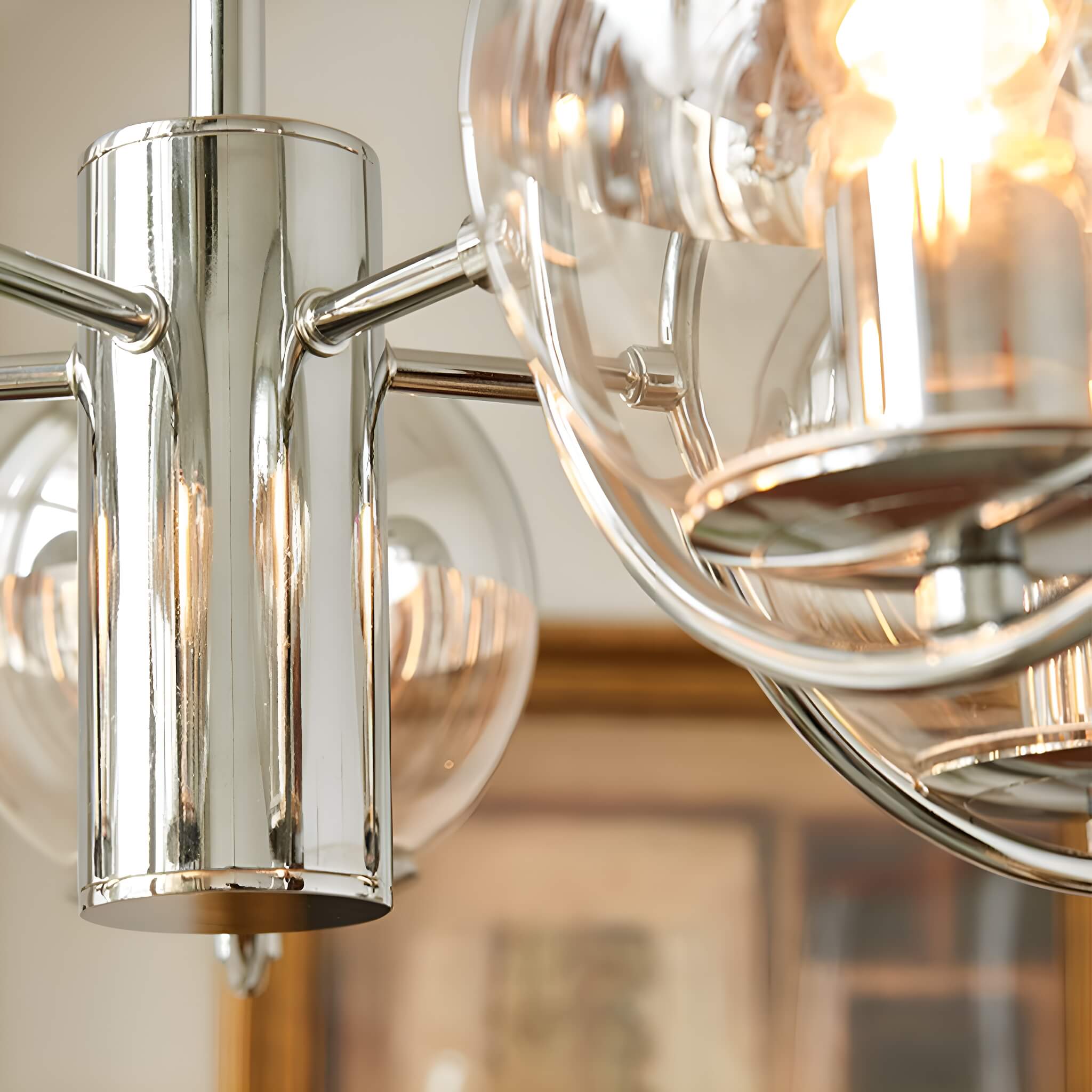 Modern Light 5 Light Lighting with Globe Glass-detail-1 | Feyran