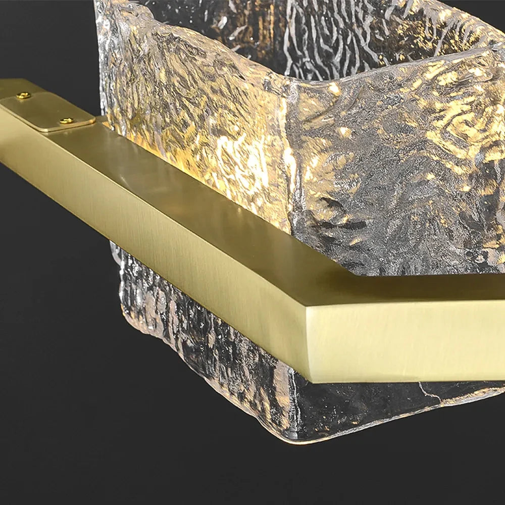 close-up-of-modern-ripple-glass-linear-gold-chandelier-ch438-20250718-Feyran-lighting