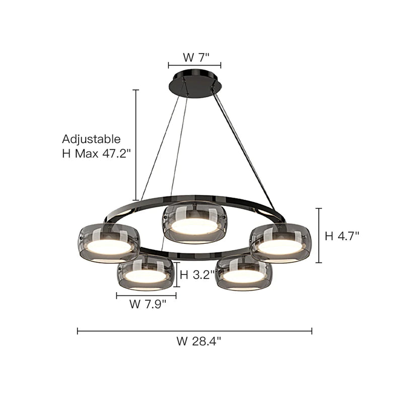 dimension-of-modern-smoky-glass-led-ring-chandelier-ch435-202509-1