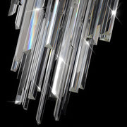 Modern Spiral Crystal Chandelier - Staircase Chandelier-details 2 |Feyran