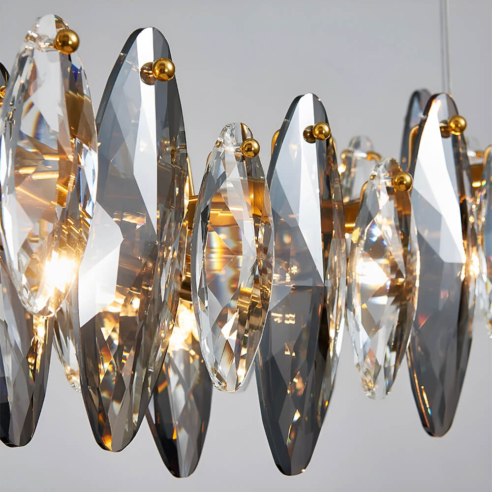 Modern Unique Wave Crystal Chandelier-detail1 | Feyran