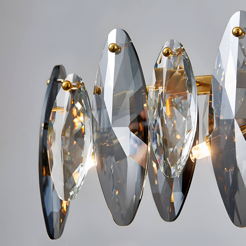 Modern Unique Wave Crystal Chandelier-detail2 | Feyran