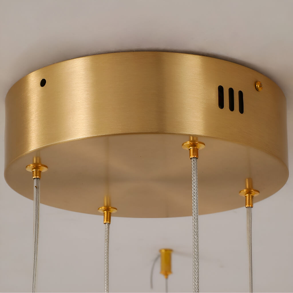 Nordic Elegance Modern Tiered Rings Pendant Light for Stylish Living Spaces-details-1| Feyran