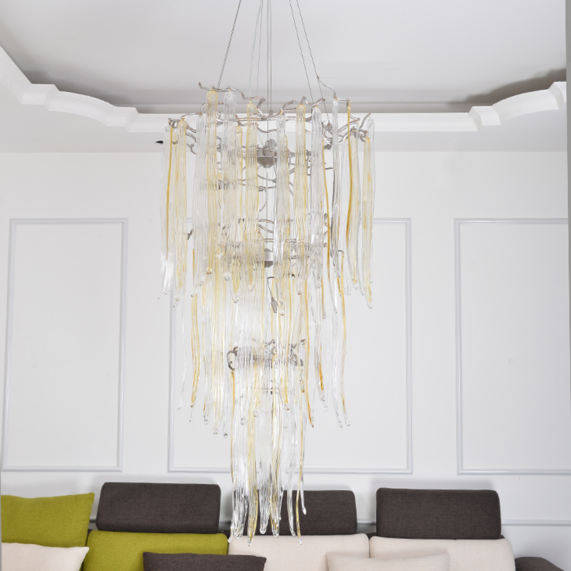 Luxury Crystal Branch Chandelier For Staircase - Feyran