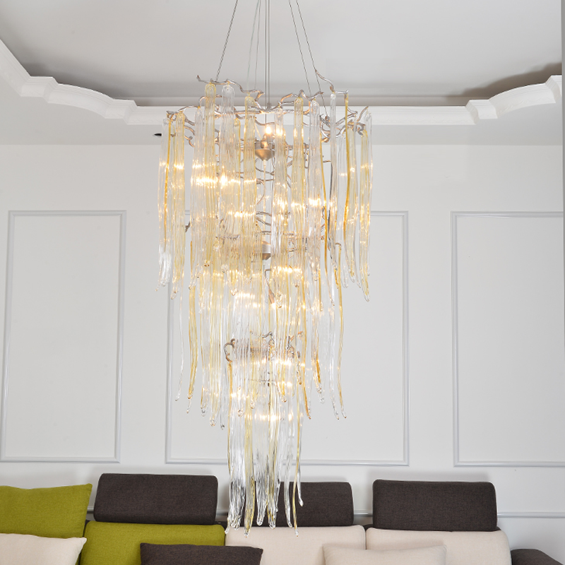Luxury Crystal Branch Chandelier For Staircase - Feyran