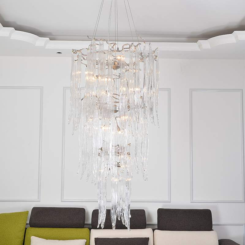 Luxury Crystal Branch Chandelier For Staircase - Feyran