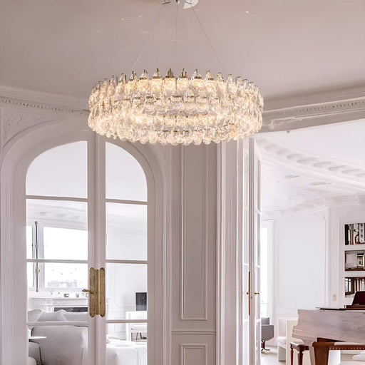 One Ring Crystal Pendant Light Living Room-2 | Feyran