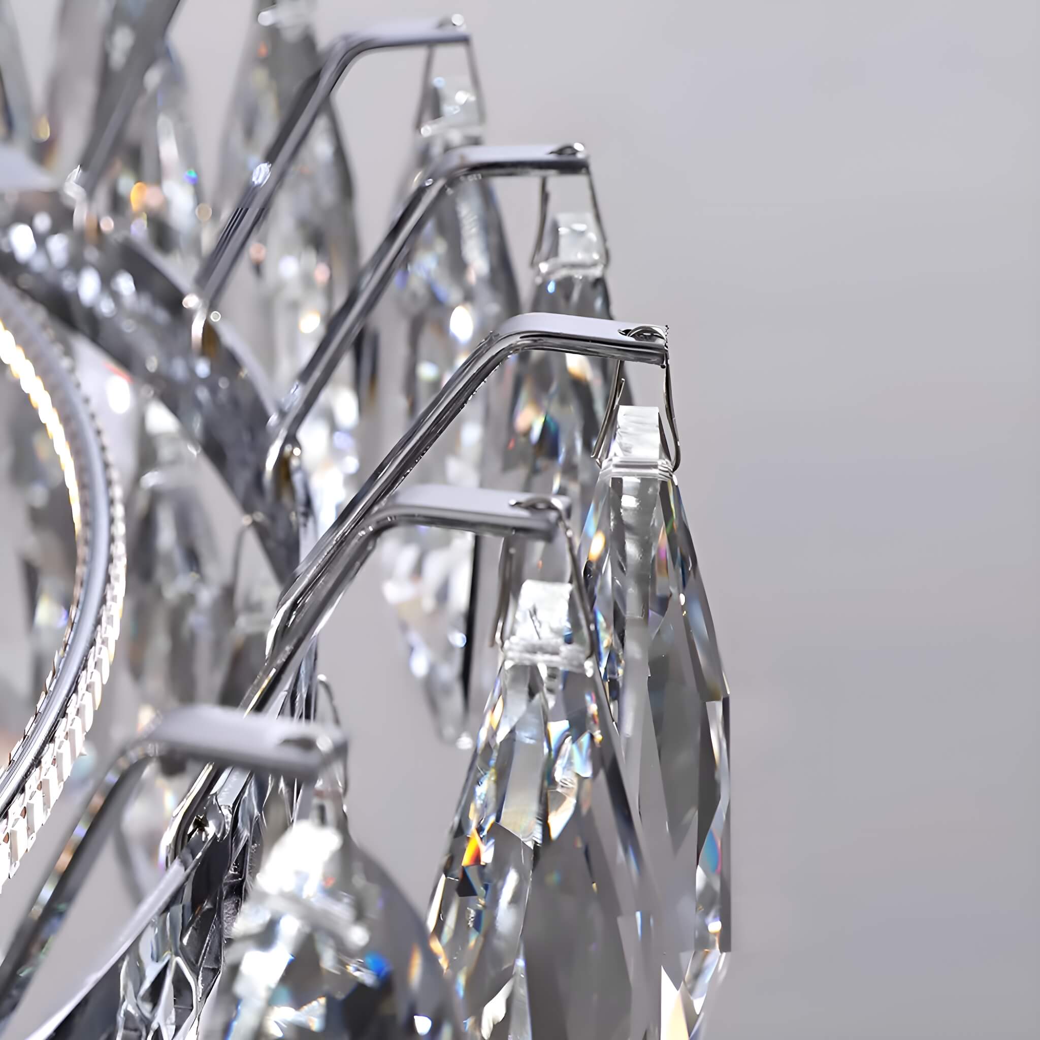 One Ring Crystal Pendant Light Living Room-detail1 | Feyran
