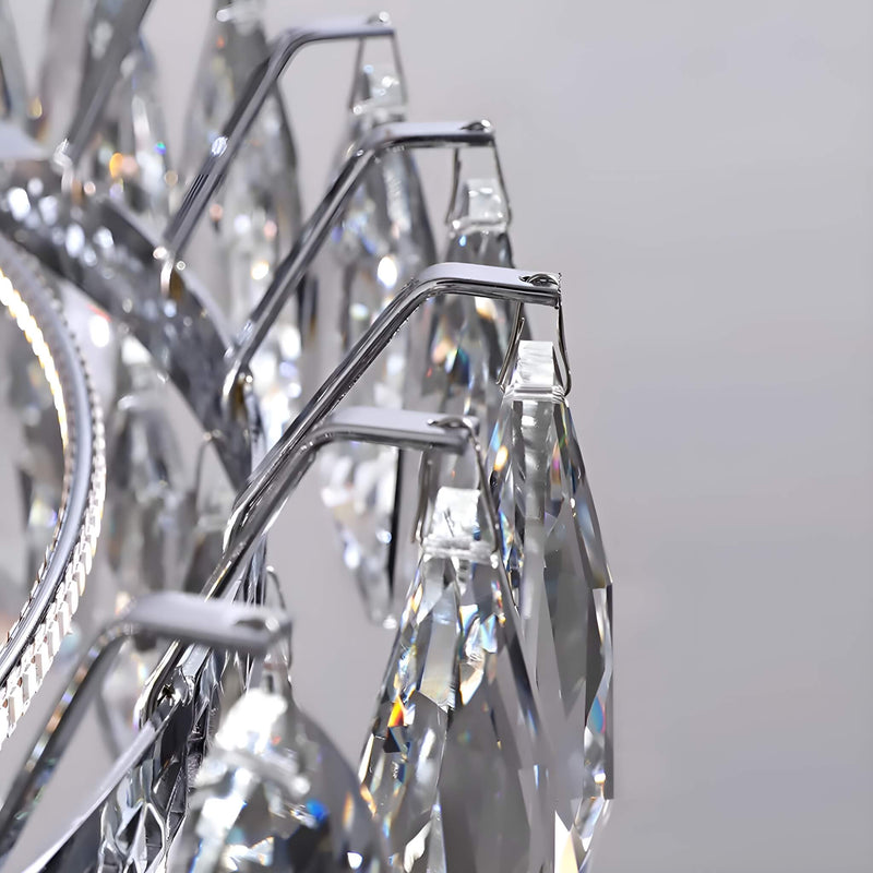 One Ring Crystal Pendant Light Living Room-detail1 | Feyran