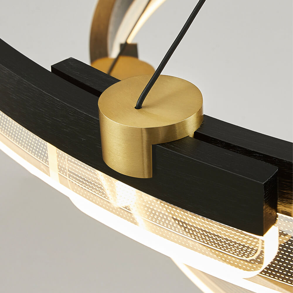 One Ring & Two Rings Pendant Light Fixture-detail-2 | Feyran