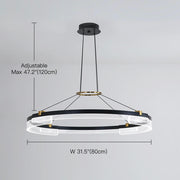 One Ring & Two Rings Pendant Light Fixture-size-b | Feyran