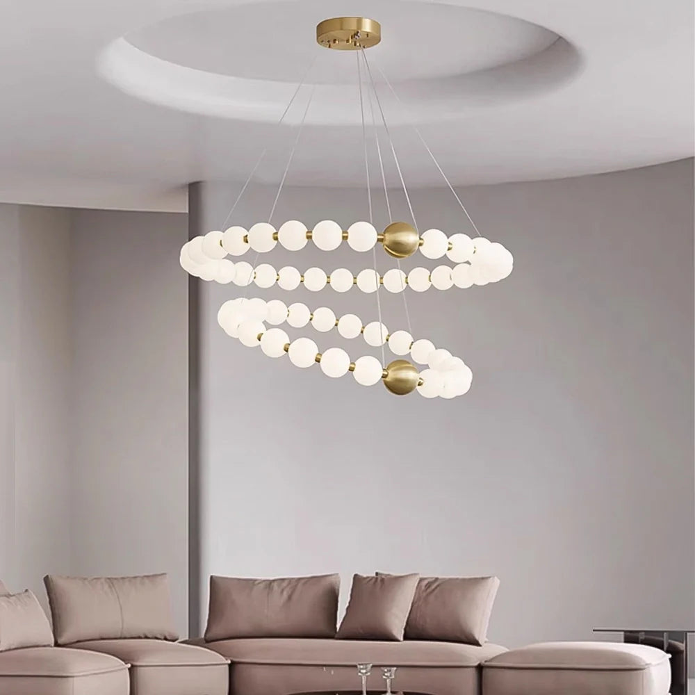 opulent-two-tier-round-pearl-chandelier-modern-luxury-ceiling-light-in-living-room-light-on-ch399-20250612-Feyran-lighting