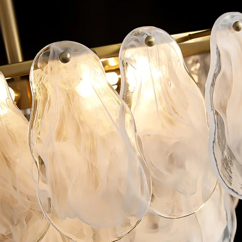close-up-of-oval-crystal-chandelier-kitchen-island-lighting-fixture-size-Feyran-lighting