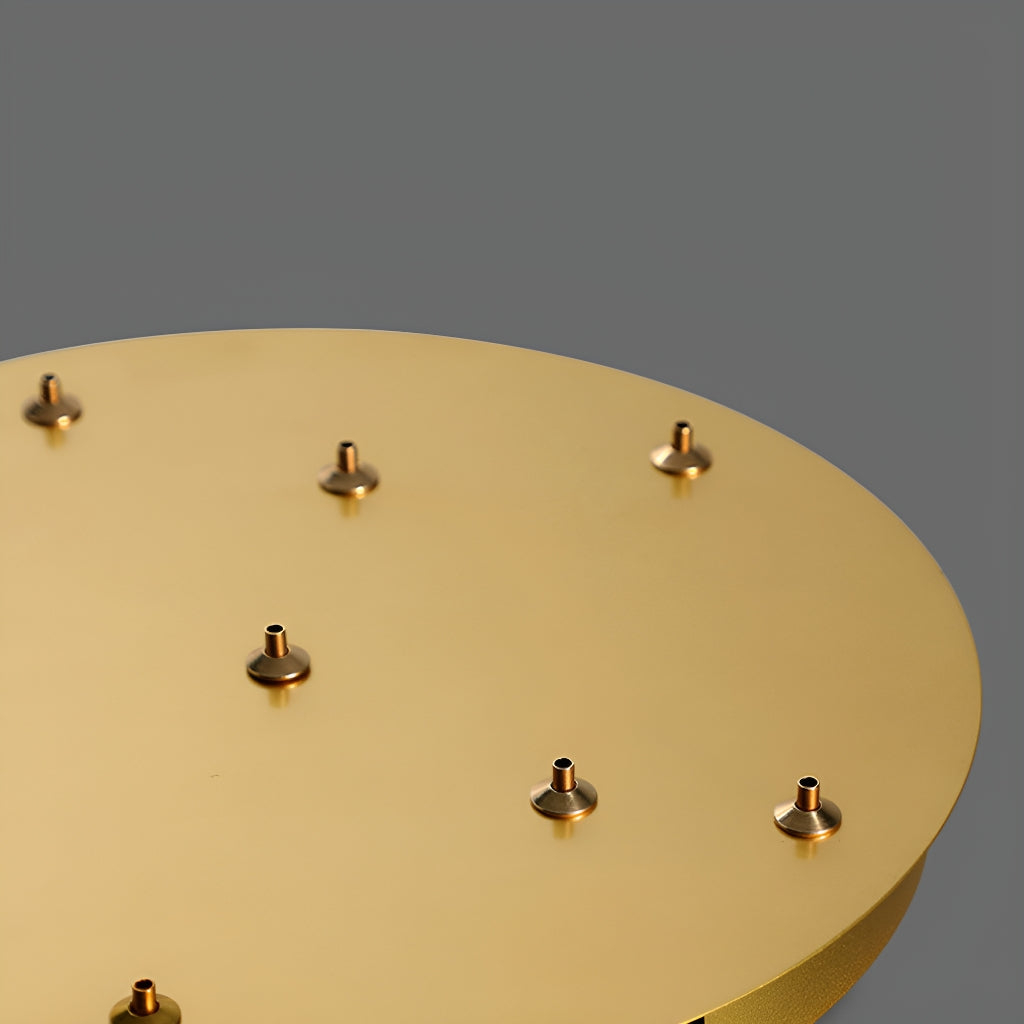 Oversized Multi-Tiered Rings Crystal Chandelier-details-2|Feyran