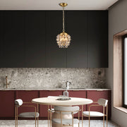 Pine Cone Shape Crystal Chandelier-dining-room-2|Feyran