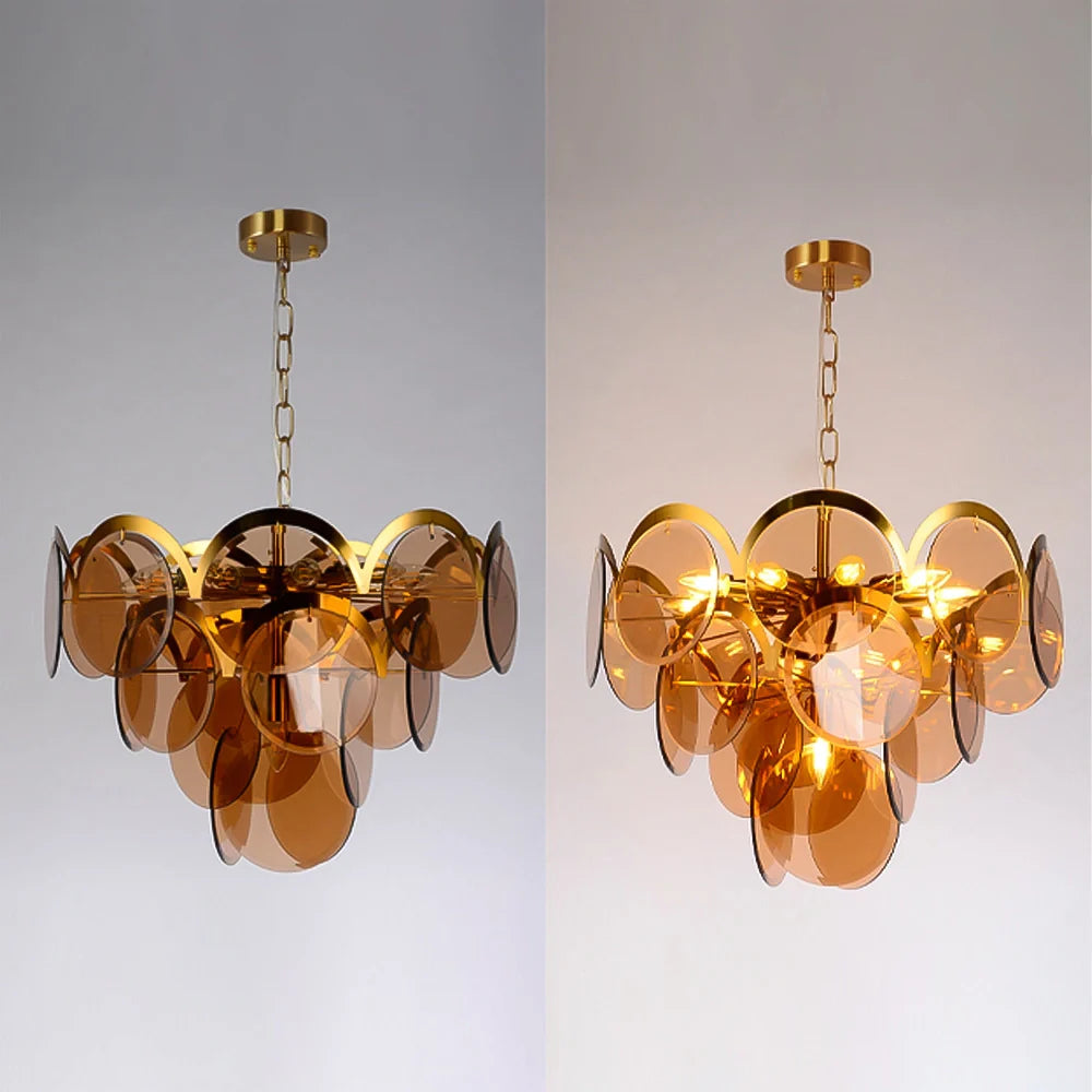 post-modern-glass-disc-chandelier-ch425-lighting-effect-20250710-Feyran-lighting