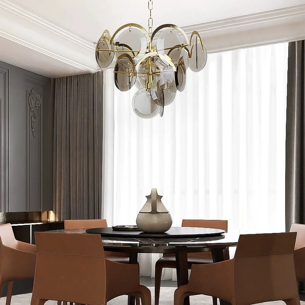 post-modern-glass-disc-chandelier-ch425-hanging-over-a-dining-table-20250710-Feyran-lighting
