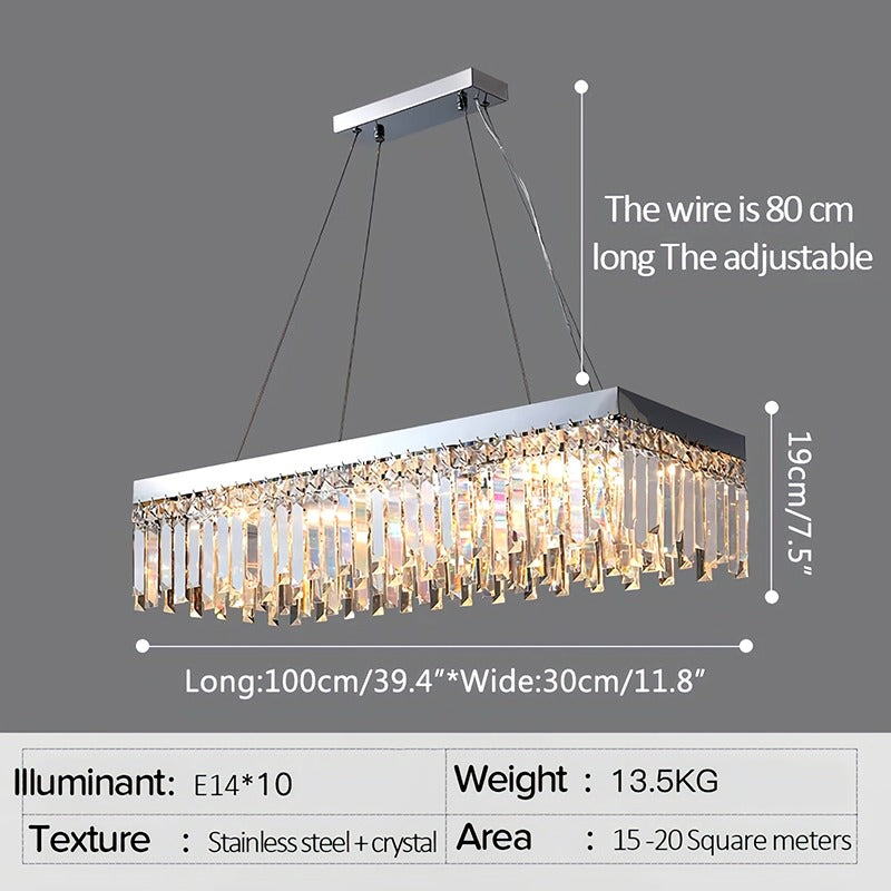 Feyran Light Luxury Crystal Ceiling & Pendant Light