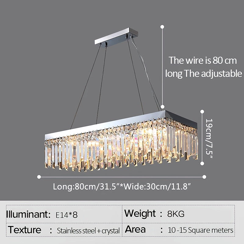 Feyran Light Luxury Crystal Ceiling & Pendant Light