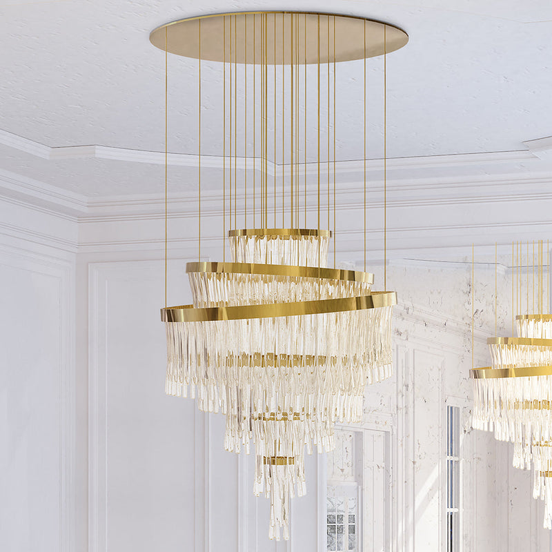 Rhiannon 50 Light Crystal Modern Chandelier