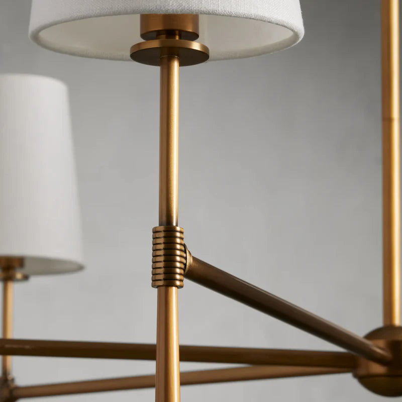 Rhodes 2-Tier Round Chandelier-Chandelier-Feyran-BRONZE-48''-Feyran