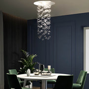 Round Base Bubble Glass Chandelier - Ceiling Light -dining room-1 |Feyran