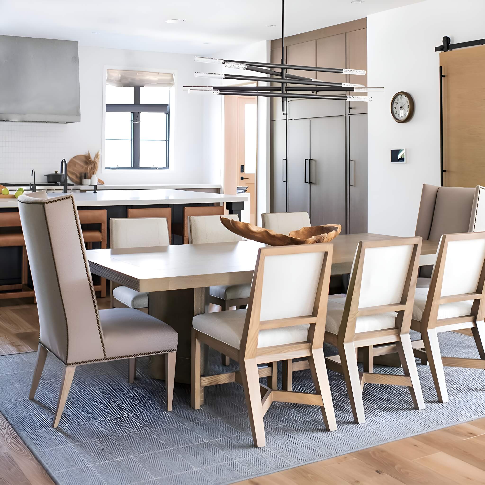 Rousseau Grande Eight Lights Acrylic Glass Dining-room-3 | Feyran