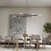 Rousseau Grande Eight Lights Acrylic Glass Dining-room-4 | Feyran