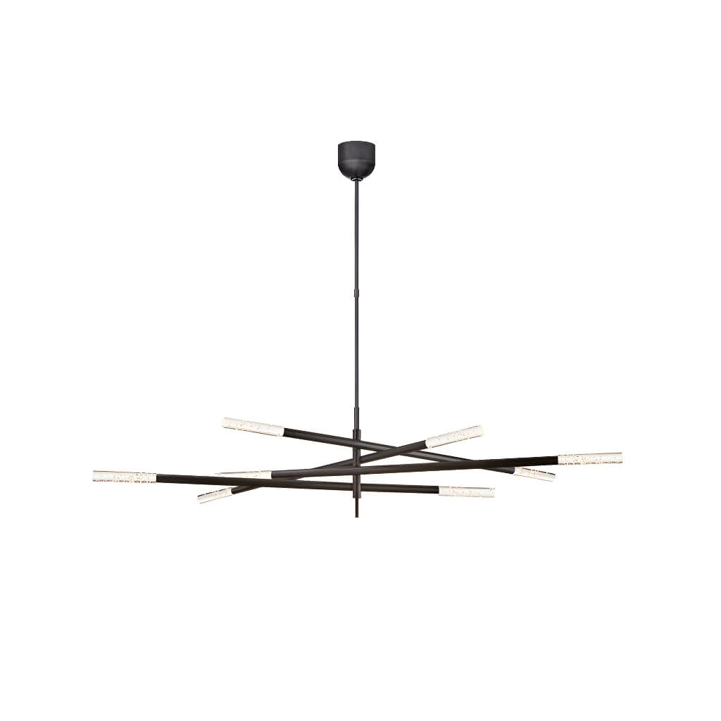 Rousseau Grande Eight Lights Acrylic Glass front-view | Feyran