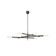 Rousseau Grande Eight Lights Acrylic Glass front-view | Feyran