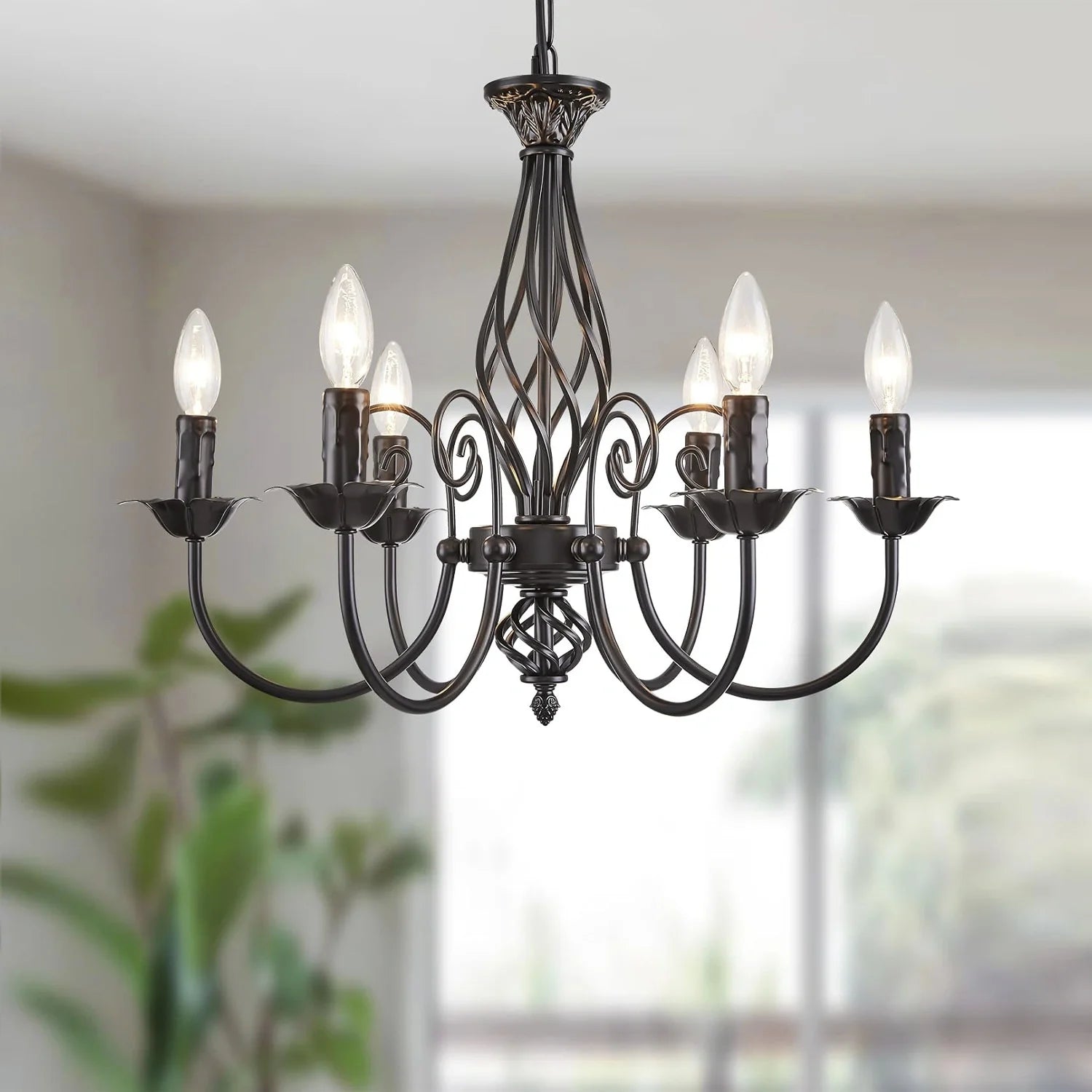 rustic-farmhouse-wrought-iron-candle-chandelier-ch407-20250620-Feyran-lighting