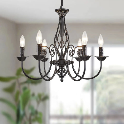 rustic-farmhouse-wrought-iron-candle-chandelier-ch407-20250620-Feyran-lighting