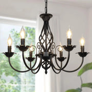 rustic-farmhouse-wrought-iron-candle-chandelier-ch407-20250620-Feyran-lighting