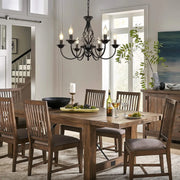 rustic-farmhouse-wrought-iron-candle-chandelier-ch407-20250620-Feyran-lighting