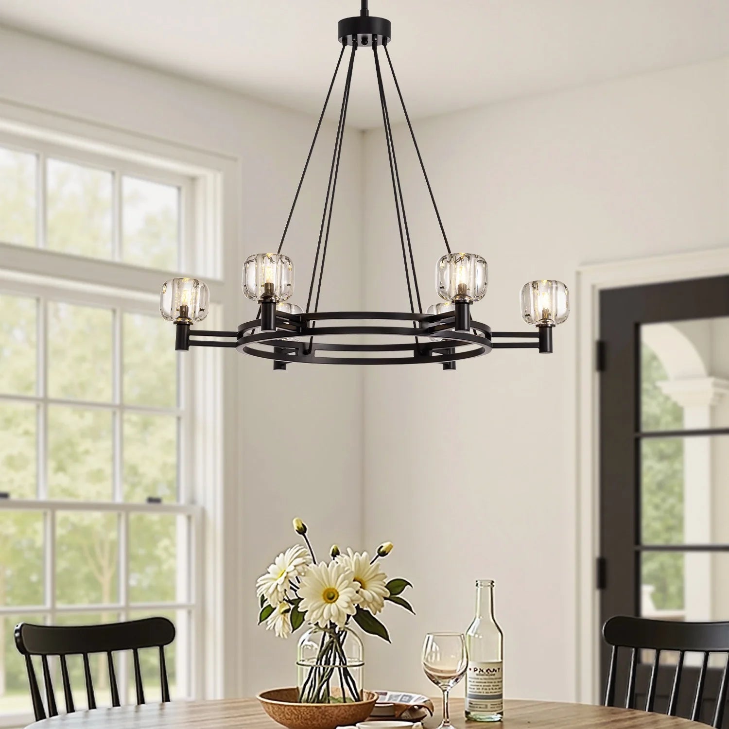rustic-round-chandelier-with-glass-shades-ch460-20250903-Feyran-lighting