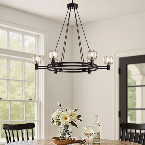 rustic-round-chandelier-with-glass-shades-ch460-20250903-Feyran-lighting