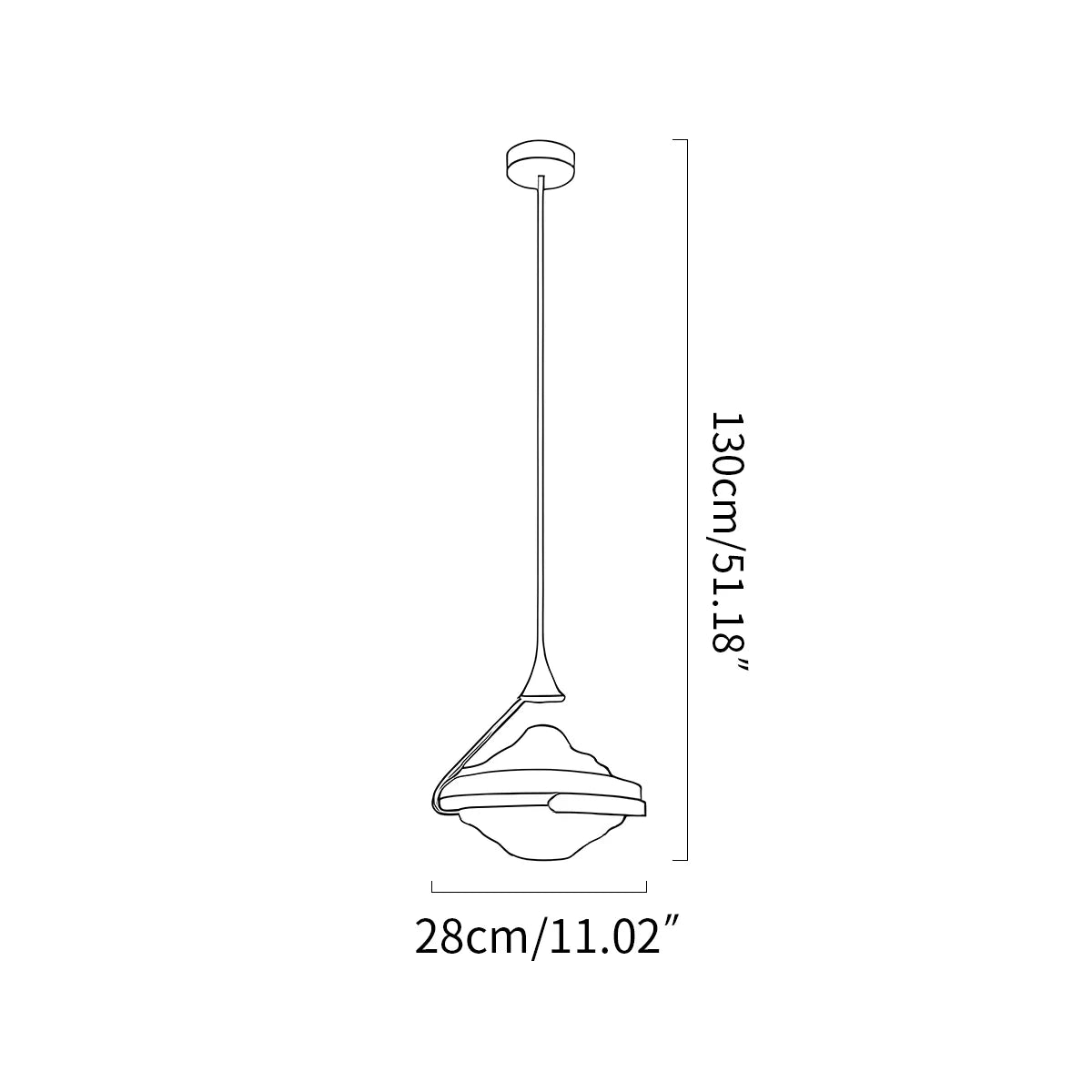 Feyran Modern Luxury Hill Glass Pendant Light