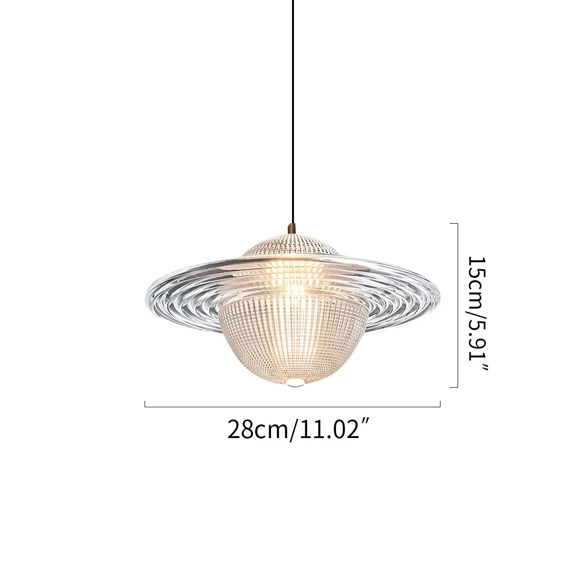 Feyran Modern Glass Planet Pendant Light
