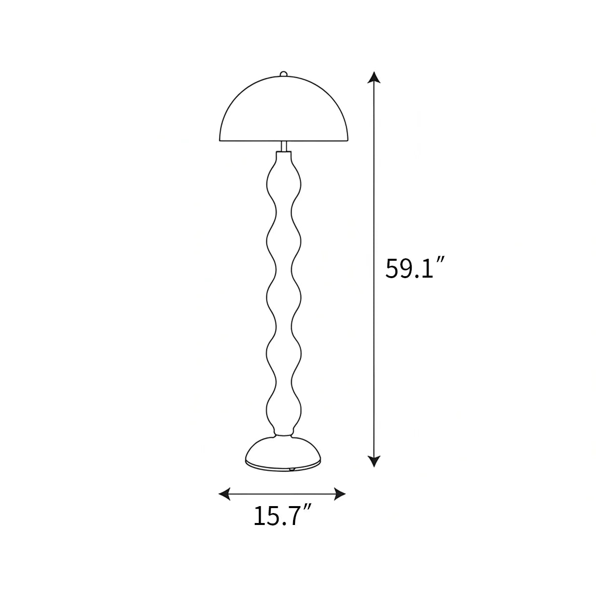 Feyran Drop Floor Lamp for Living Room