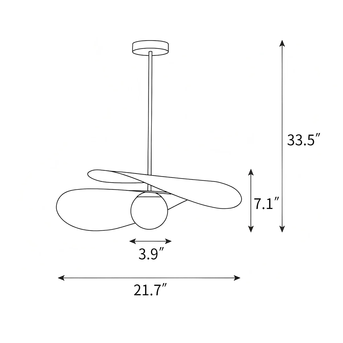 Feyran Olivia Pendant Light for Dining Room