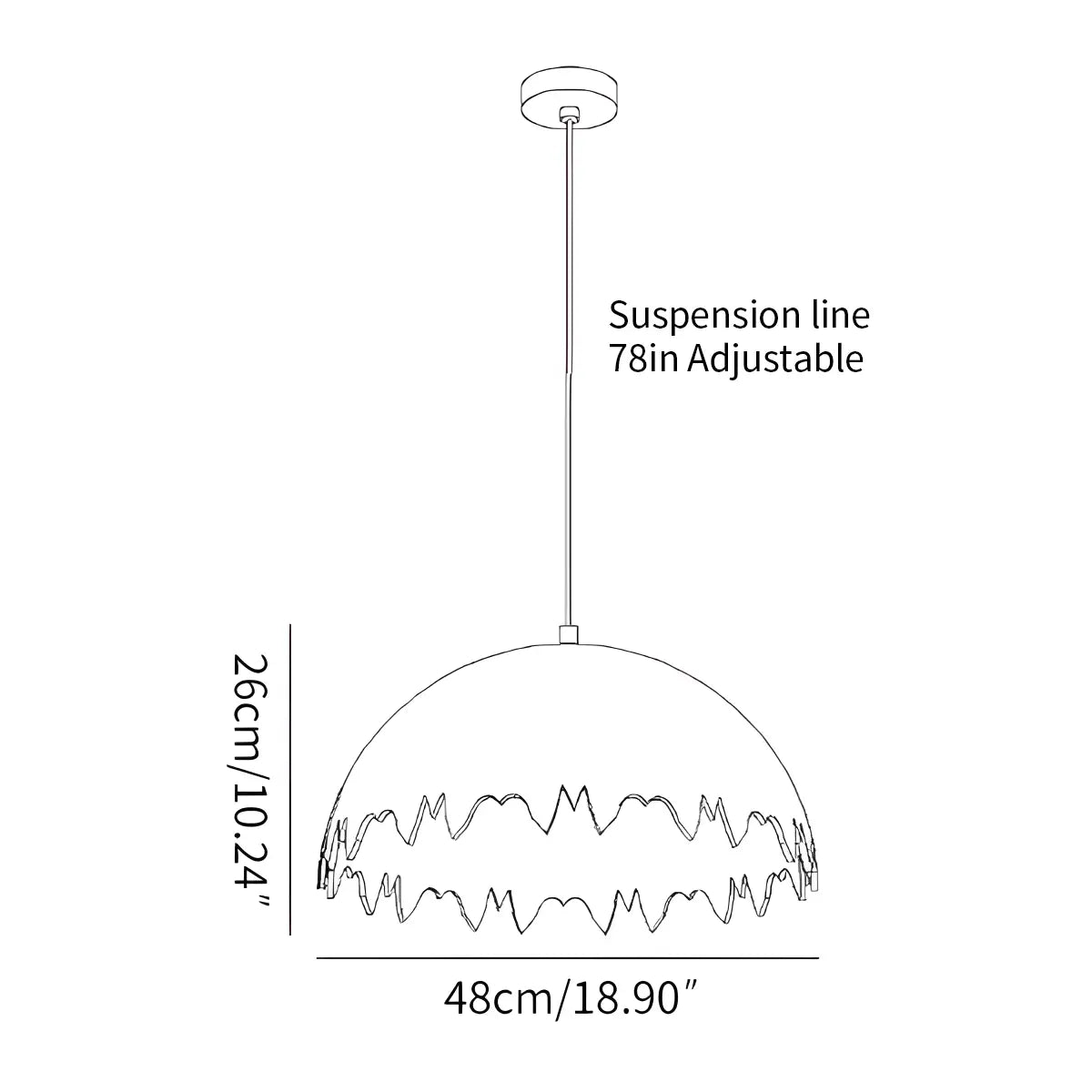 Feyran Eggshell Acoustic Pendent Light for Office