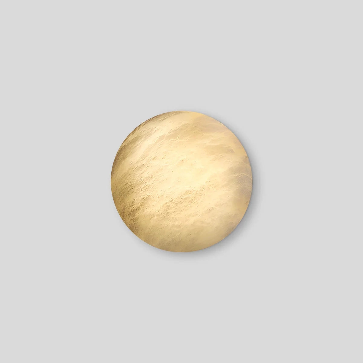 Feyran Modern Minimalist Circular Spanish Alabaster Wall Lamp