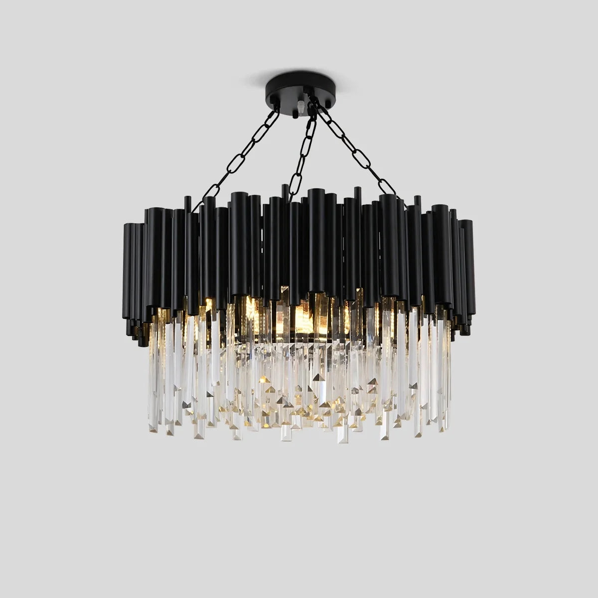 Feyran Mystique Black Crystal LED Chandelier