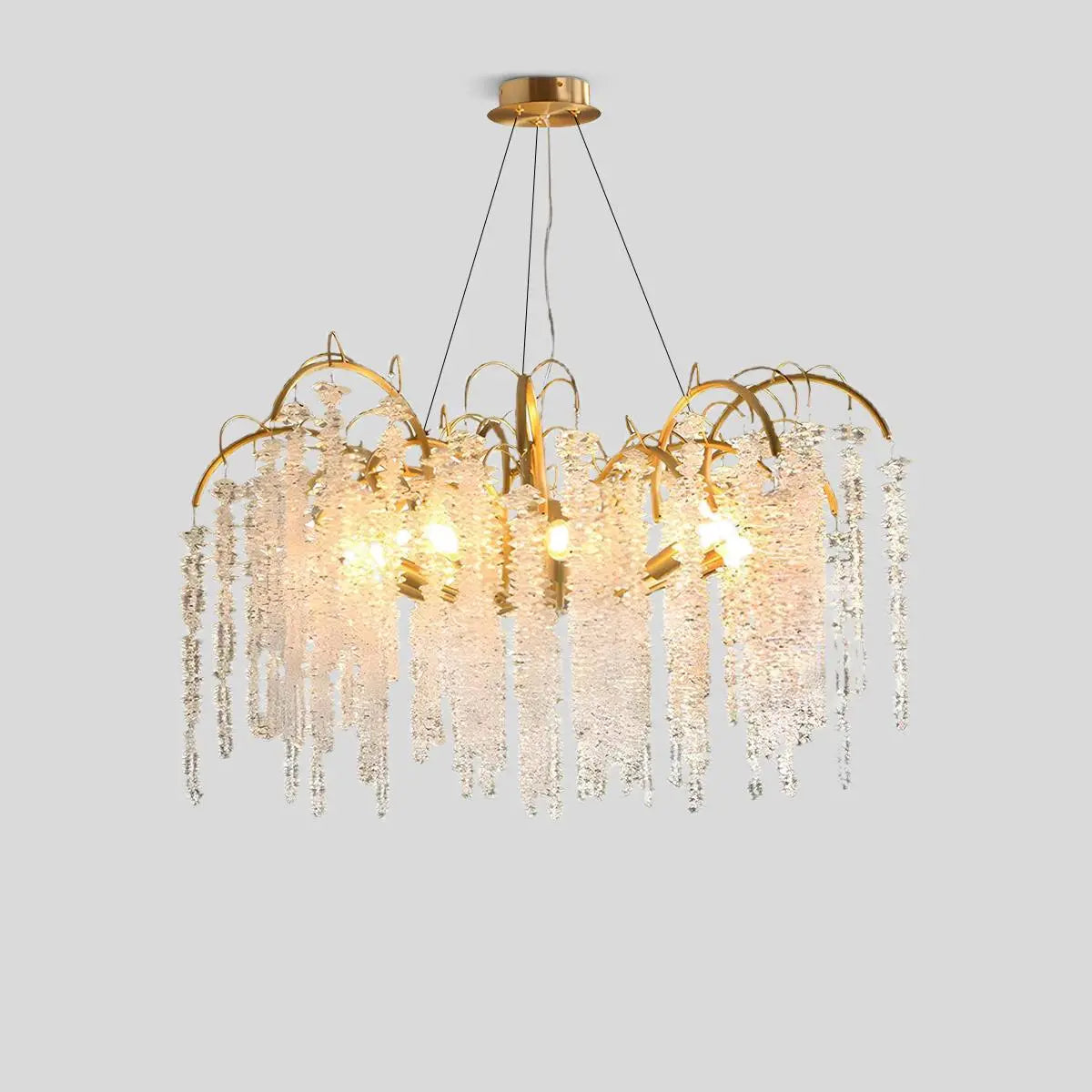 Feyran Crystal Tassel Chandelier for Living Room