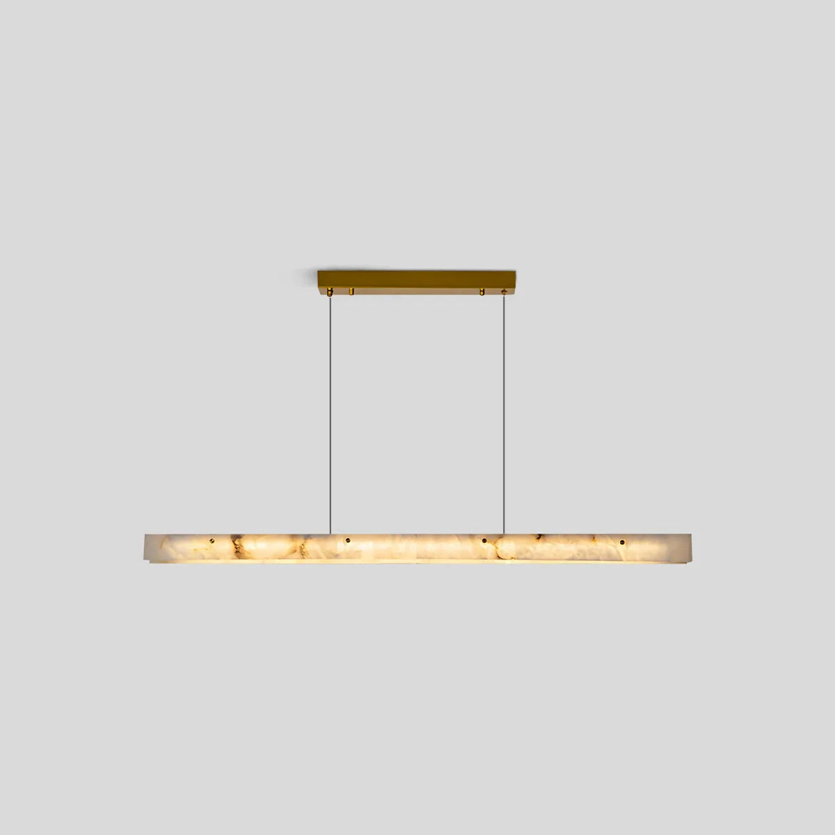 Feyran Modern Minimalist Linear Spanish Alabaster Pendant Light