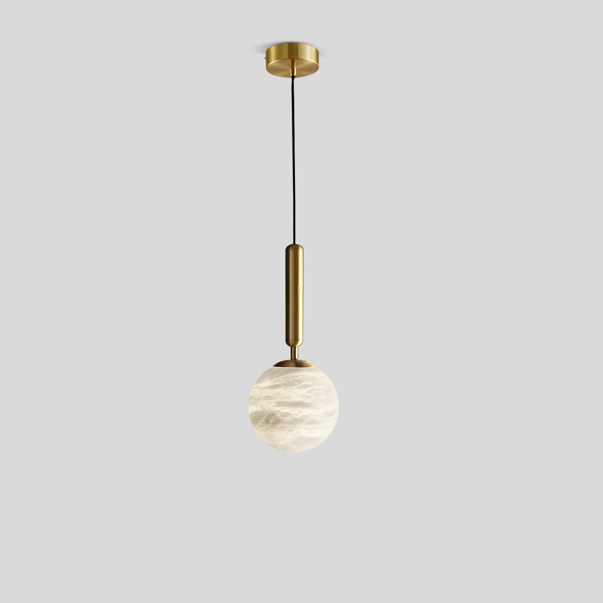 Feyran Modern Globe Spanish Alabaster Pendant Light