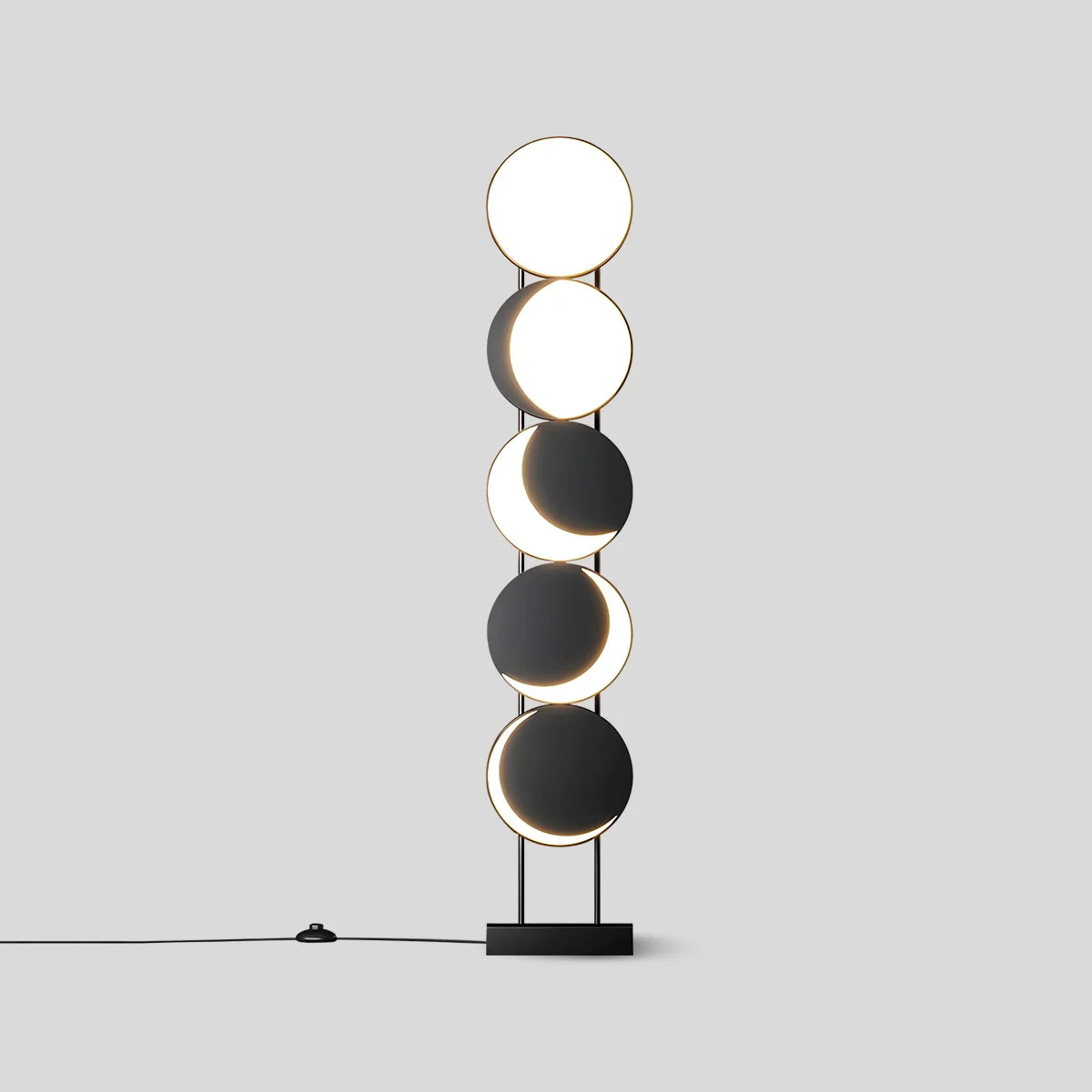 Feyran Minimalist Moon Phase Floor Lamp