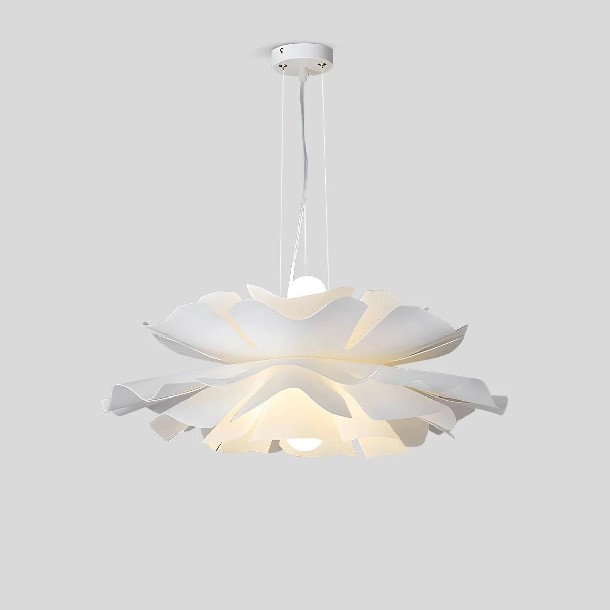 Feyran White Flower Pendant Light for Living Room