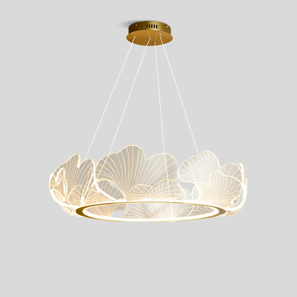 Feyran Ginkgo Leaf Chandelier for Living Room